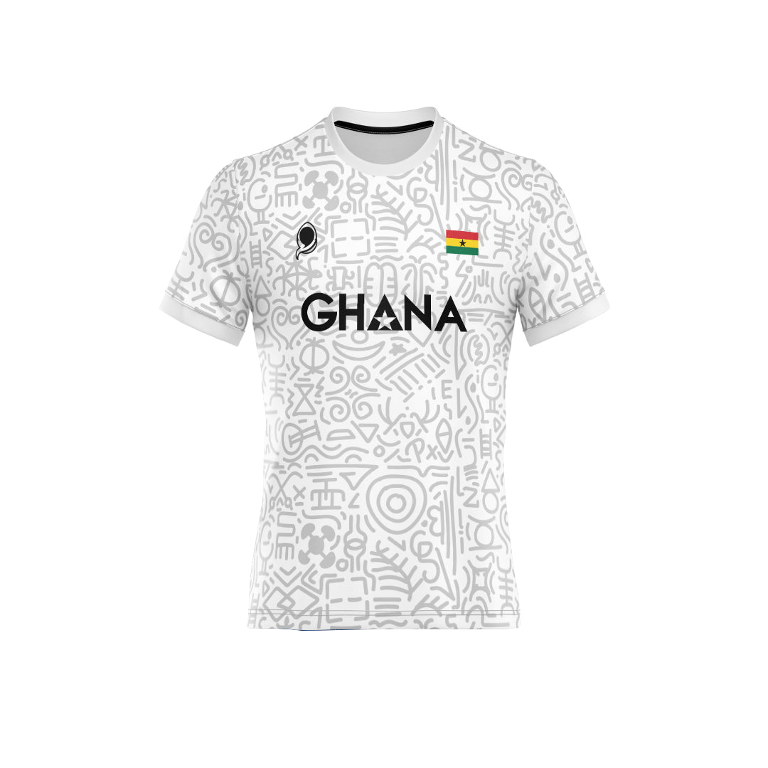 Ghana Tribal Jersey - White
