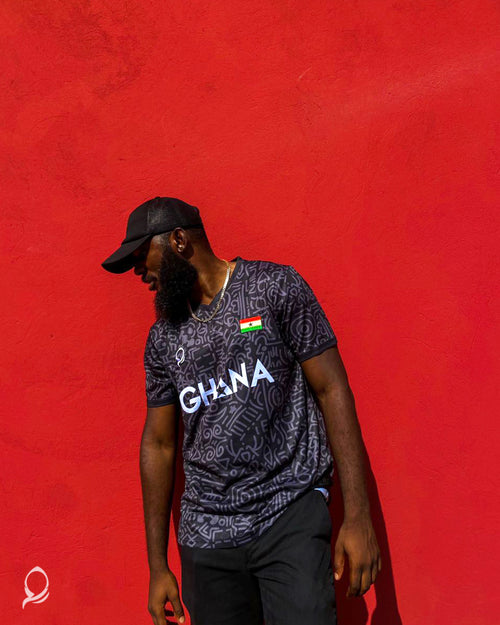 Ghana Tribal Jersey - Black