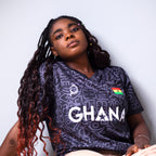 Ghana Tribal Jersey - Black