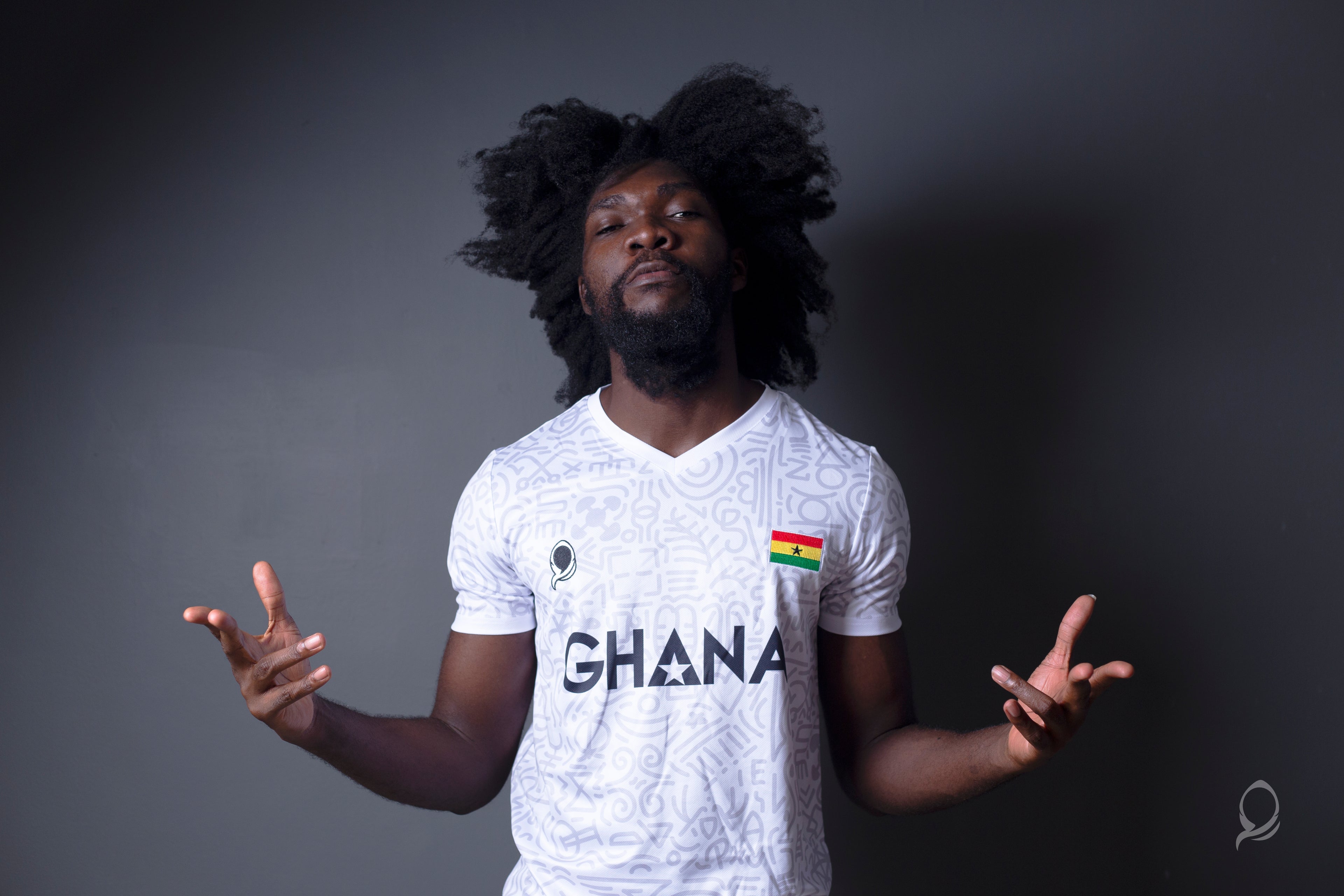 Ghana Tribal Jersey - White