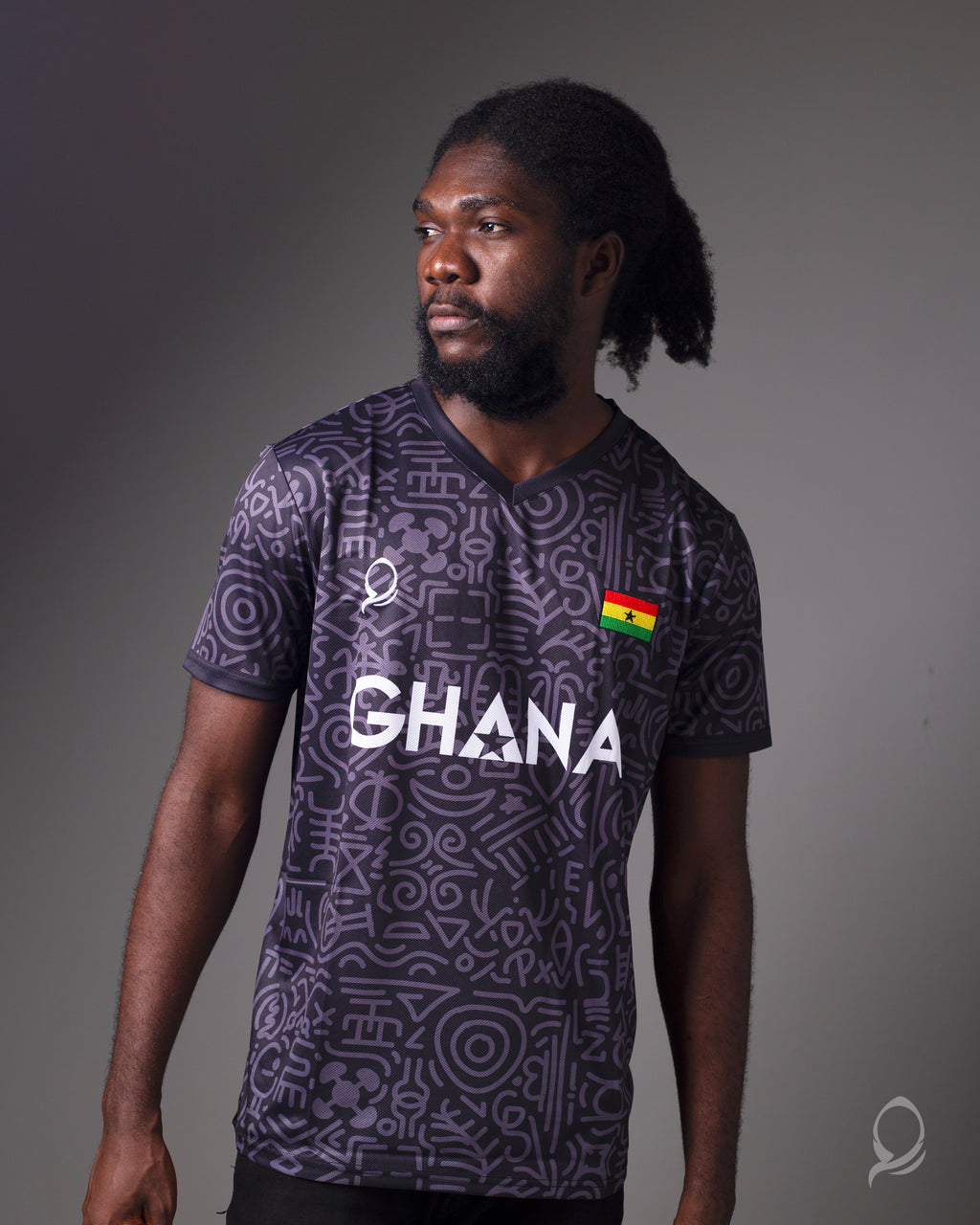 Ghana Tribal Jersey - Black