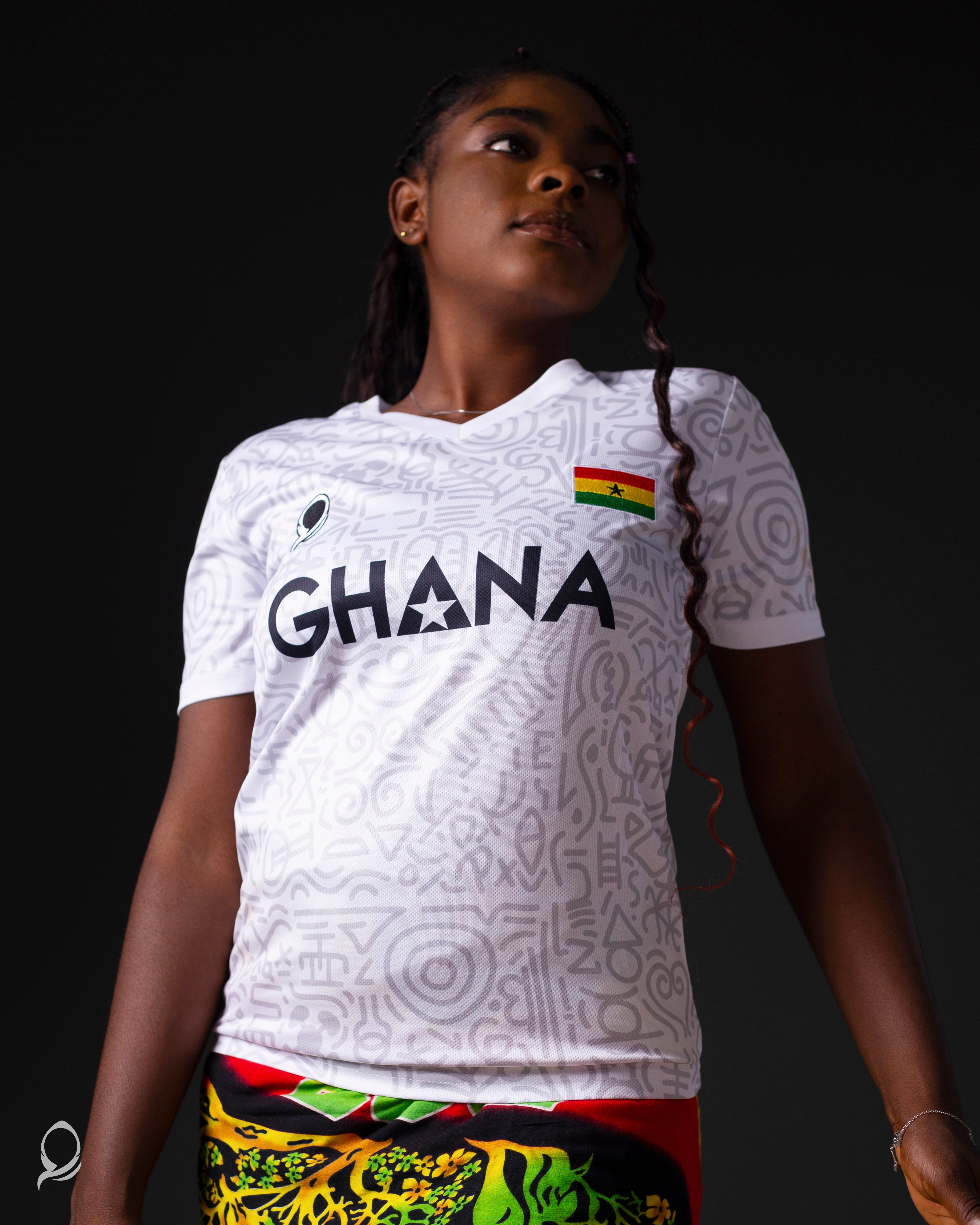 Ghana Tribal Jersey - White